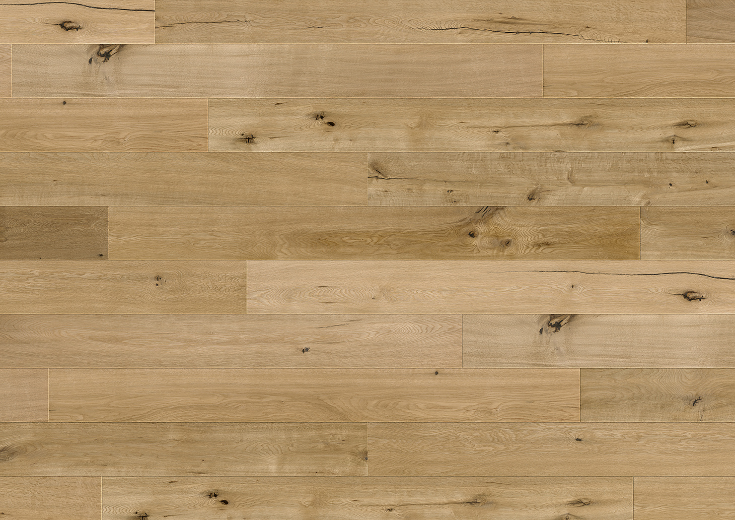 PERSEUS® BASIC 3-Schicht Fertigparkett LHD 4V Wildeiche Rustikal Natur gebürstet geölt 1900 x 190 x 14mm