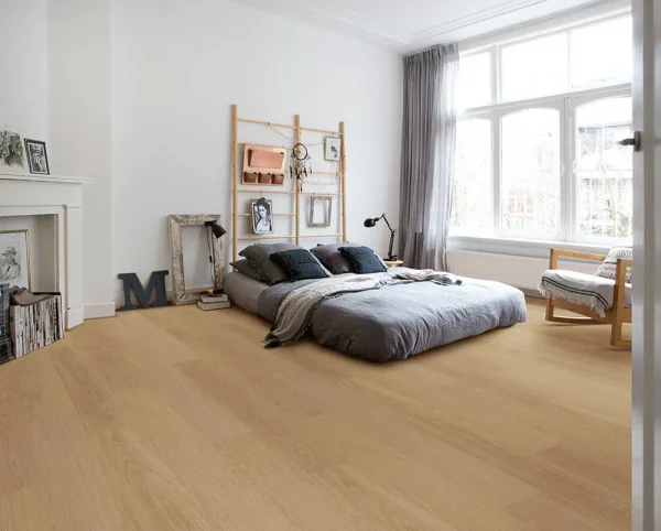 Unilin Laminat Landhaus Dielen LOC FLOOR + BASIC Eiche klassik weiß geölt 1261 x 192 x 7mm – Bild 2