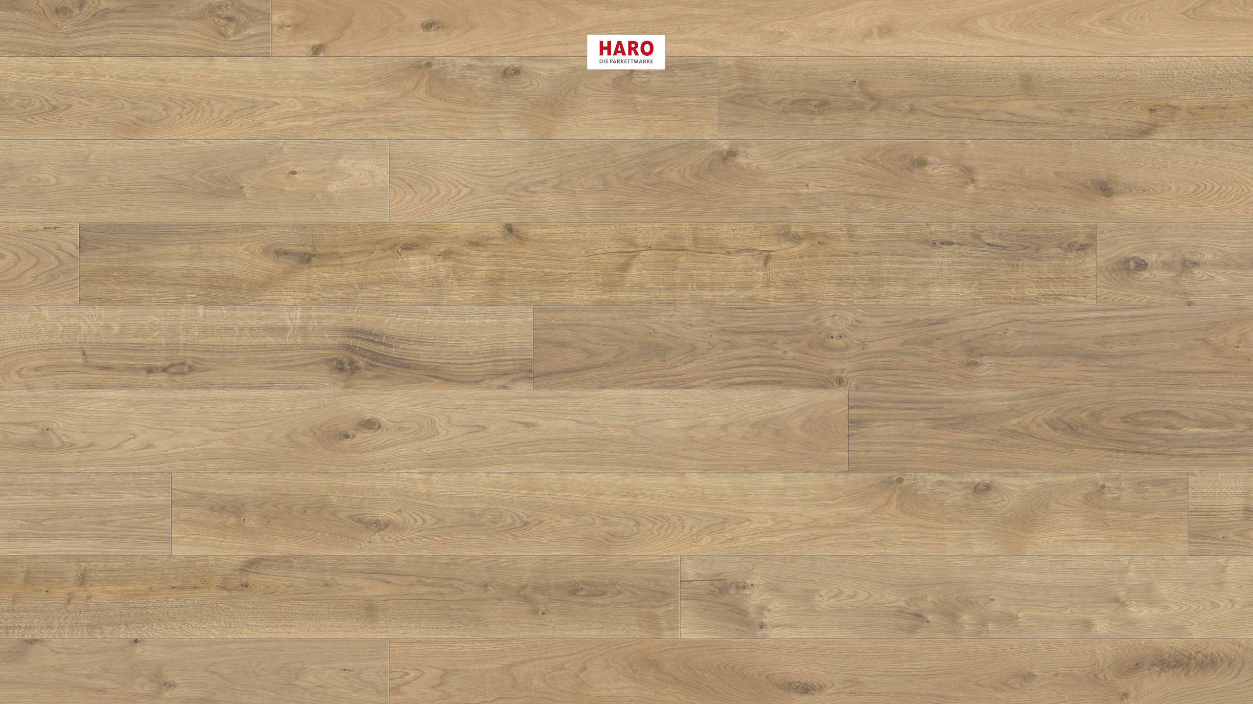 HARO PARKETT 4000 Landhausdiele 3-Schicht Parkett Eiche Hell naturaLin+ geölt 2200 x 180 x 13,5mm