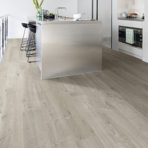 QS HYDRO SEAL Naturboden Impressive 4V wasserfest Soft-Eiche Grau 1380 x 190 x 8mm