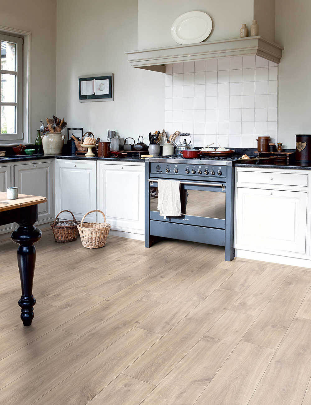 QS HYDRO SEAL Naturboden Classic wasserfest Hav. Eiche Natur Optik Sägeschnitt 1200 x 190 x 8mm